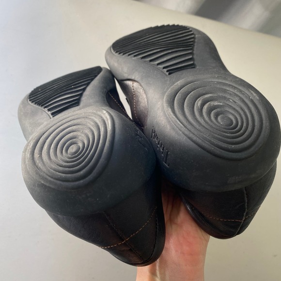 Think! Stone Lace Up Oxford Espresso Brown Goat Leather Comfort Mens EU41 US 8 - Picture 12 of 15